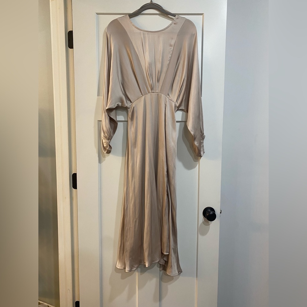 ASTR long sleeve midi dress
